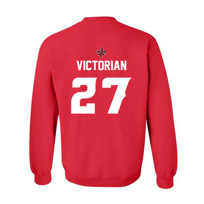 Louisiana - NCAA Baseball : Landon Victorian - Generic Shersey Crewneck Sweatshirt-1