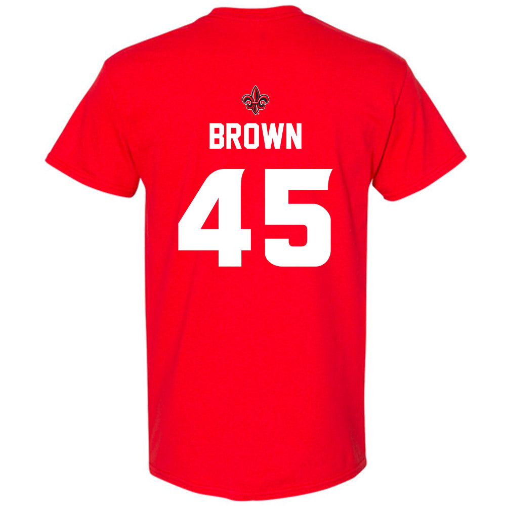 Louisiana - NCAA Baseball : Colt Brown - Generic Shersey T-Shirt-1