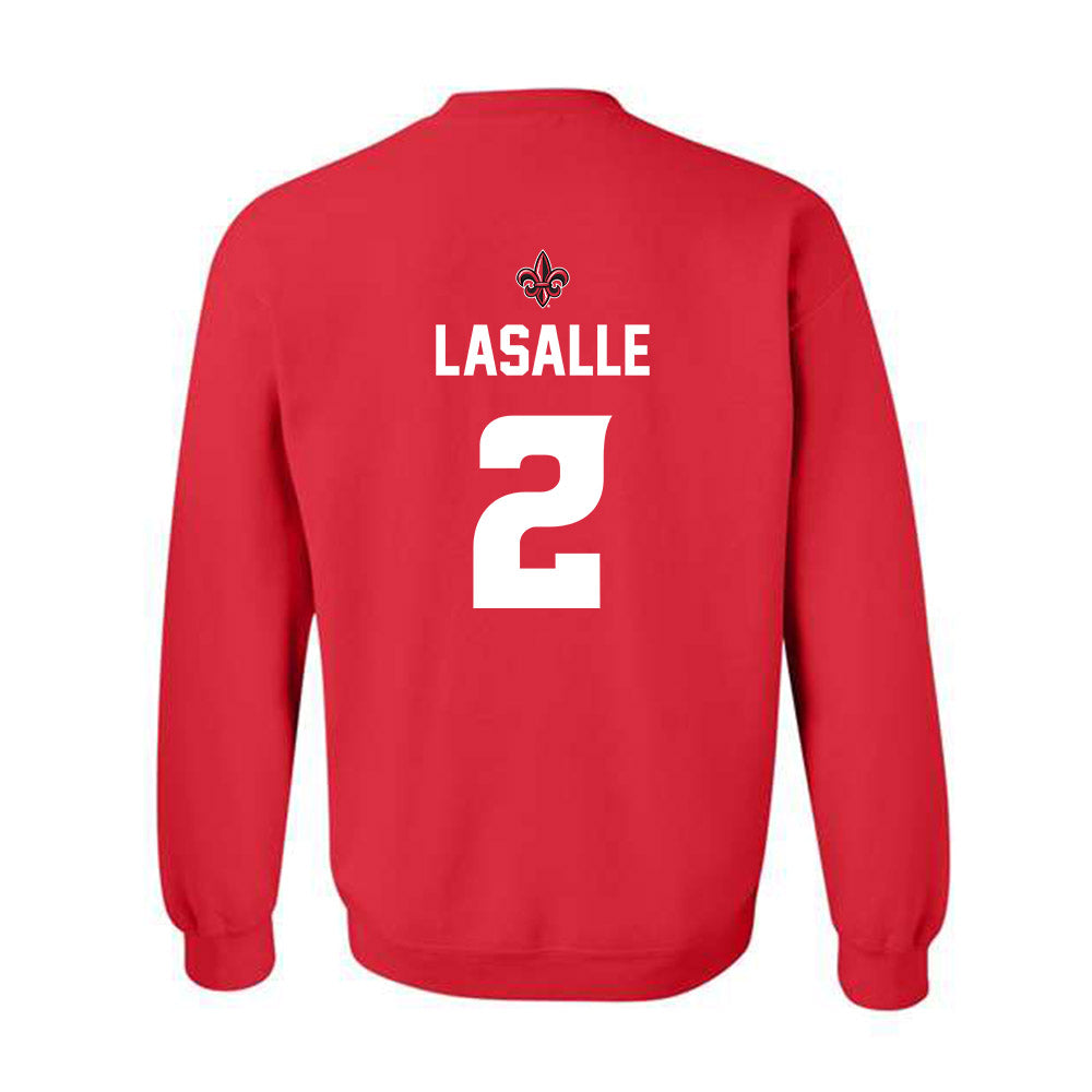 Louisiana - NCAA Baseball : Donovan Lasalle - Generic Shersey Crewneck Sweatshirt-1