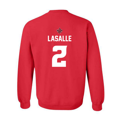 Louisiana - NCAA Baseball : Donovan Lasalle - Generic Shersey Crewneck Sweatshirt-1