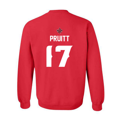 Louisiana - NCAA Baseball : Sawyer Pruitt - Generic Shersey Crewneck Sweatshirt-1