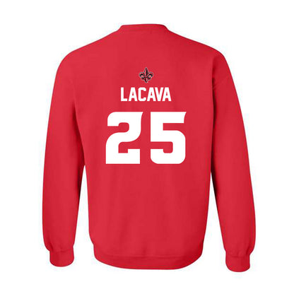 Louisiana - NCAA Baseball : Jayce LaCava - Generic Shersey Crewneck Sweatshirt-1