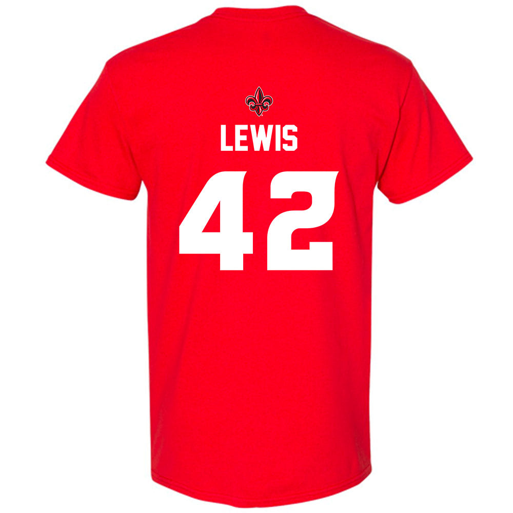Louisiana - NCAA Baseball : Noah Lewis - Generic Shersey T-Shirt-1
