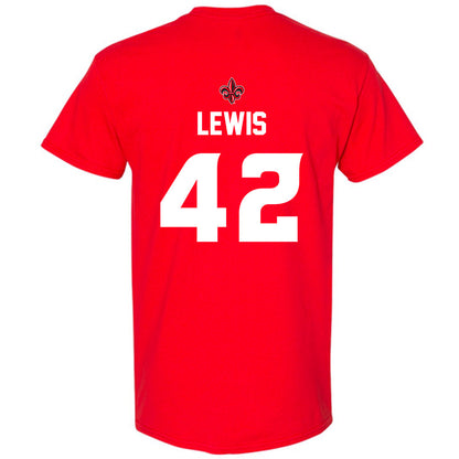Louisiana - NCAA Baseball : Noah Lewis - Generic Shersey T-Shirt-1