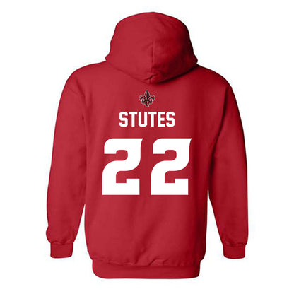 Louisiana - NCAA Softball : Kennedy Stutes - Generic Shersey Hooded Sweatshirt-1