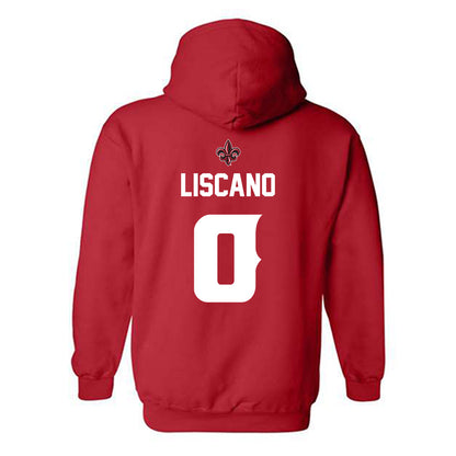 Louisiana - NCAA Softball : Mia Liscano - Generic Shersey Hooded Sweatshirt-1