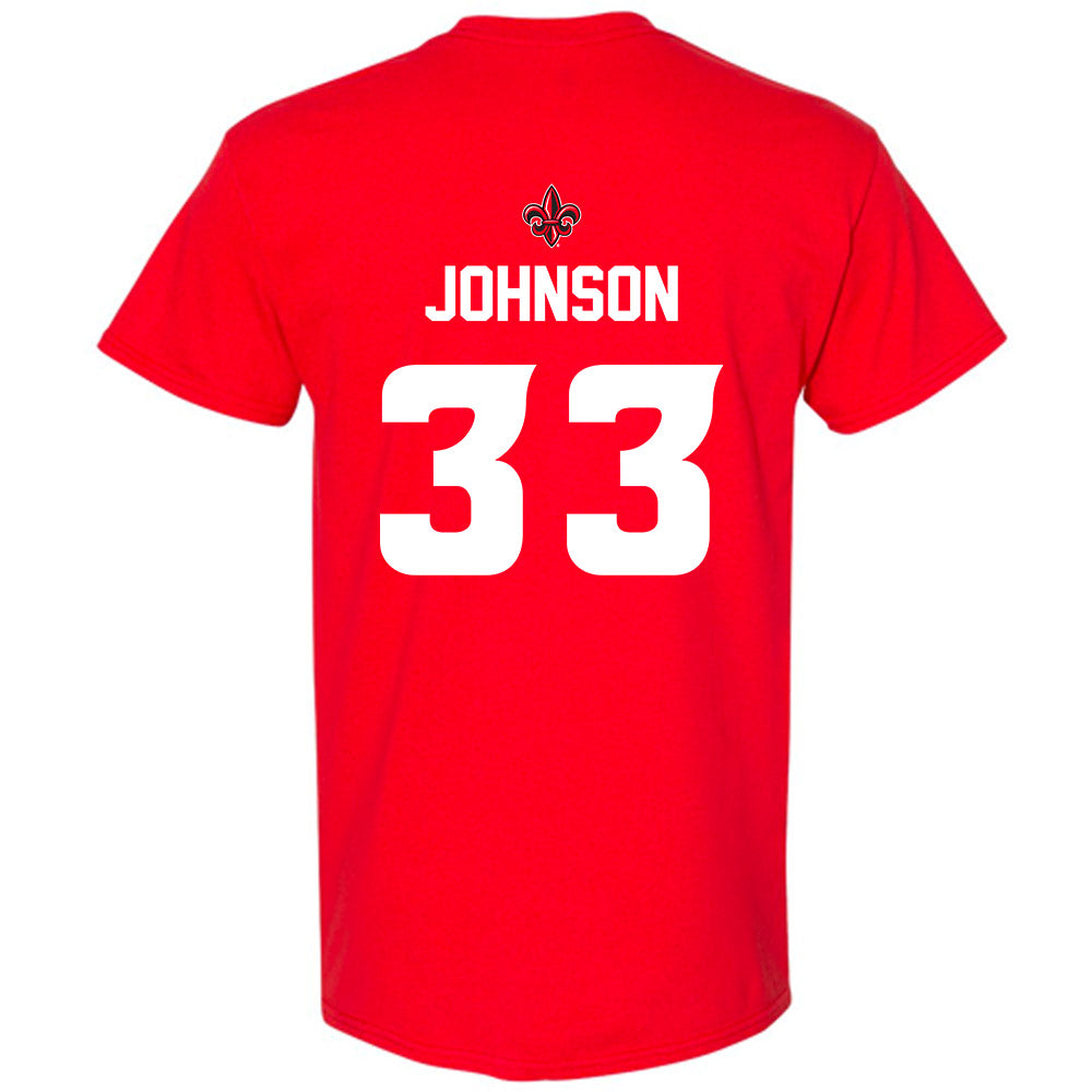 Louisiana - NCAA Softball : Natalie Johnson - Generic Shersey T-Shirt-1