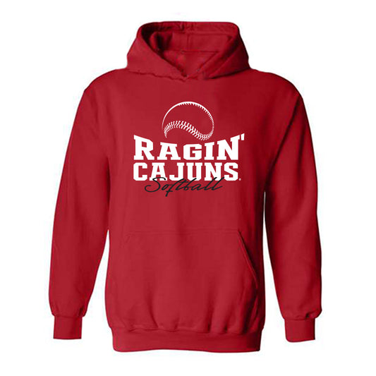 Louisiana - NCAA Softball : Zoe' Harrington - Generic Shersey Hooded Sweatshirt-0