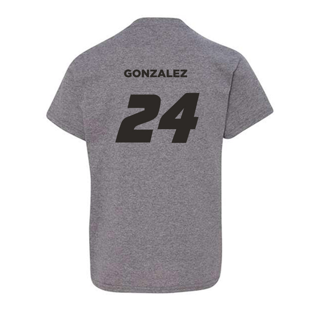 Missouri - NCAA Baseball : Keyler Gonzalez - Sports Shersey Youth T-Shirt-1