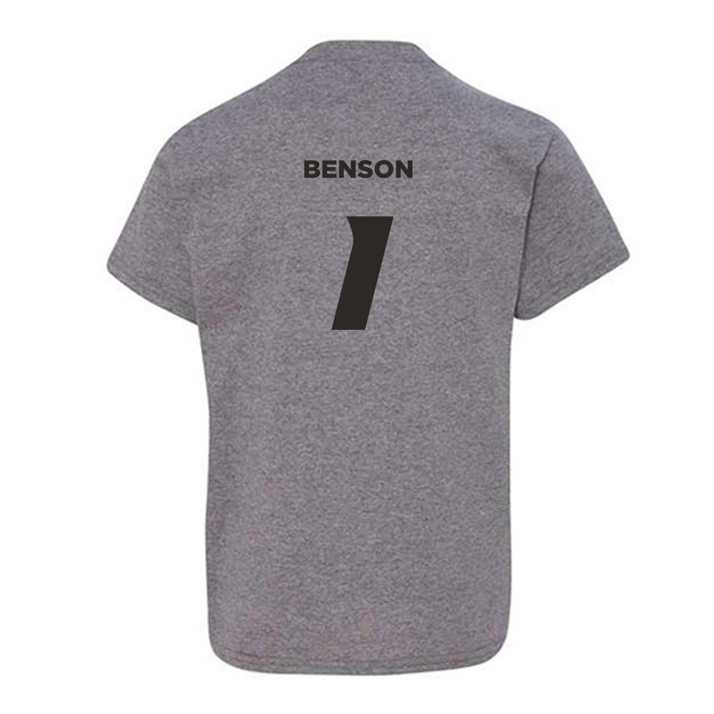 Missouri - NCAA Baseball : Cameron Benson - Sports Shersey Youth T-Shirt-1