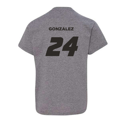Missouri - NCAA Baseball : Keyler Gonzalez - Sports Shersey Youth T-Shirt-1