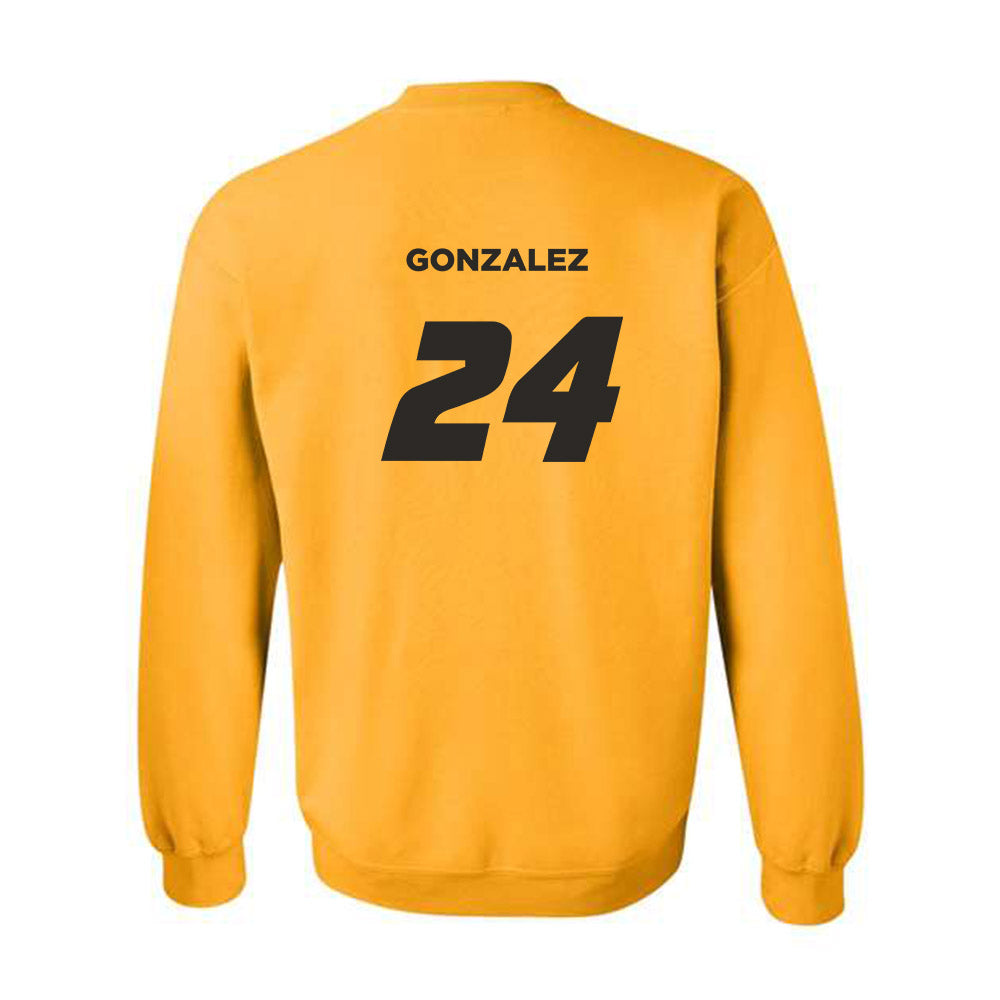 Missouri - NCAA Baseball : Keyler Gonzalez - Sports Shersey Crewneck Sweatshirt-1
