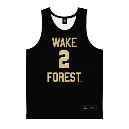Wake Forest - NCAA Women's Basketball : Aurora Sorbye - Black Basketball Jersey
