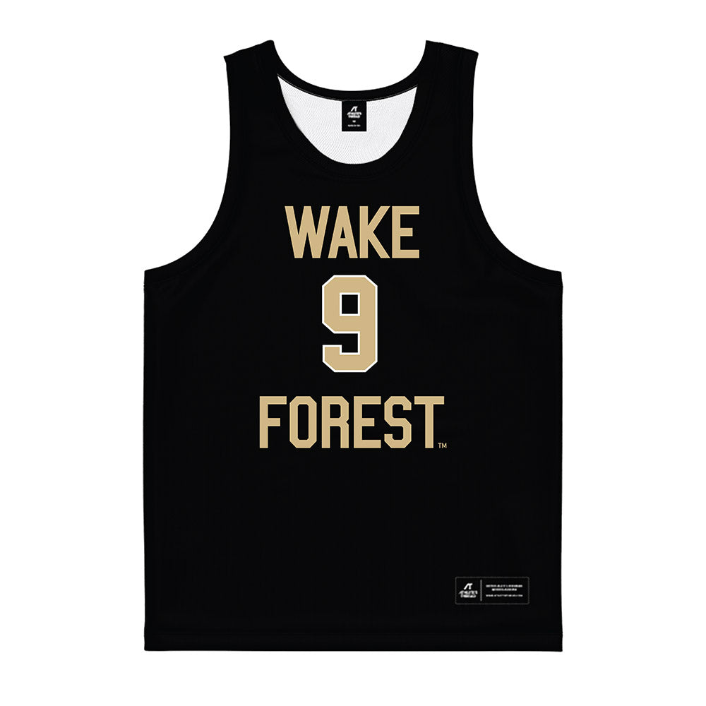 Wake Forest - NCAA Women's Basketball : Opal Bird - Black Basketball Jersey-0