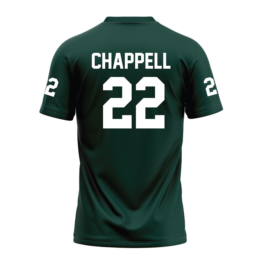 Michigan State - NCAA Football : Tyran Chappell - Green Football Jersey-1