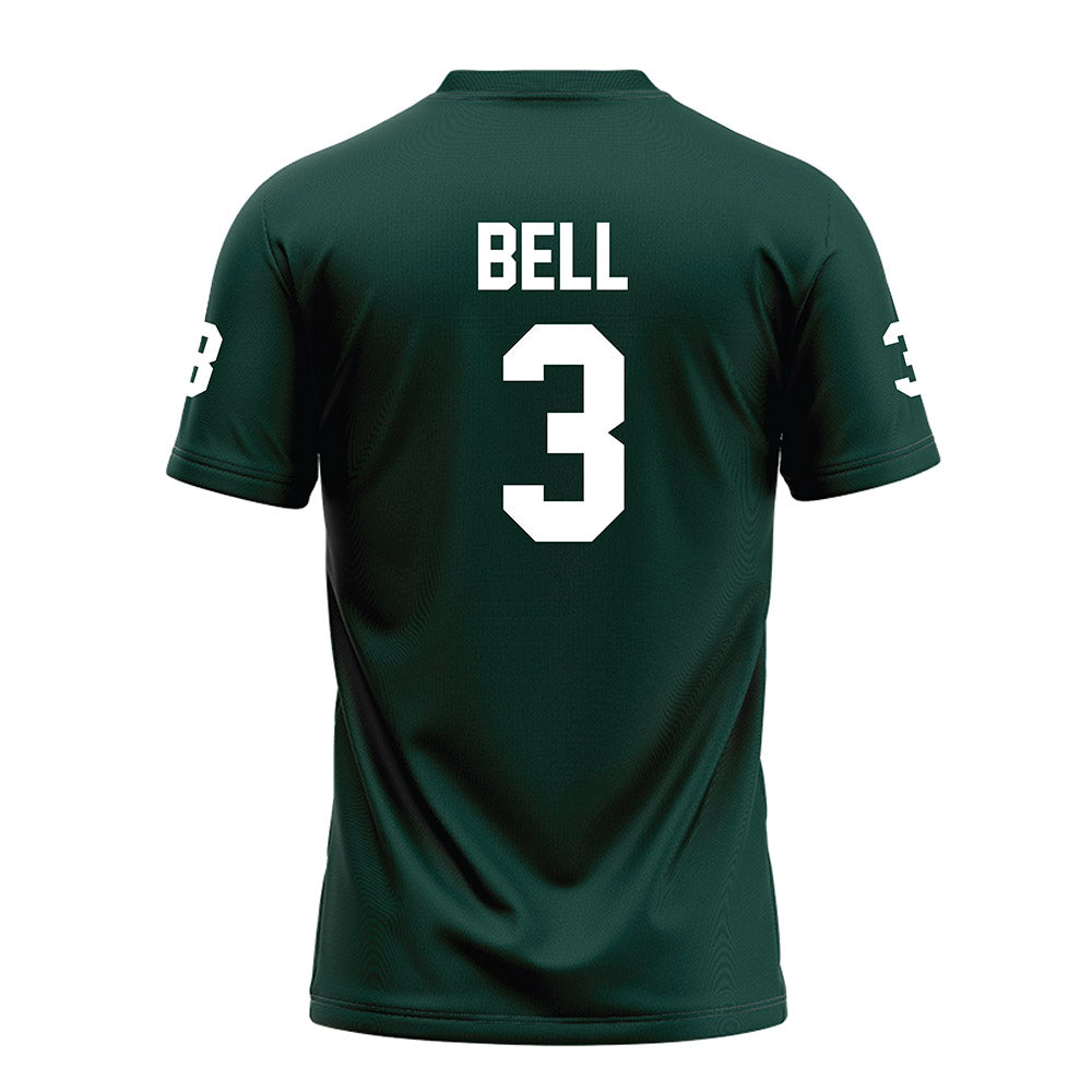 Michigan State - NCAA Football : Tre Bell - Green Football Jersey-1