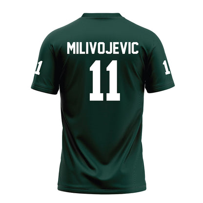 Michigan State - NCAA Football : Alessio Milivojevic - Green Football Jersey-1