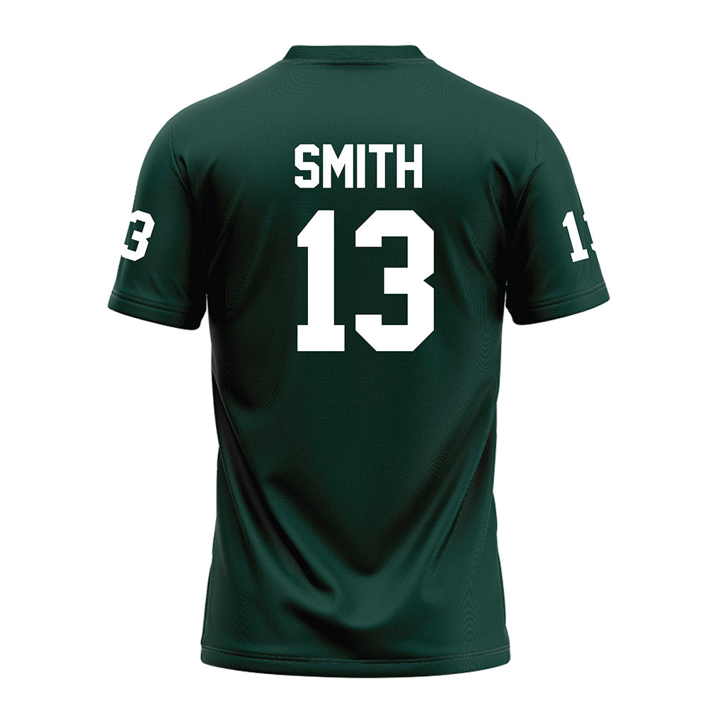 Michigan State - NCAA Football : Isaac Smith - Green Football Jersey-1