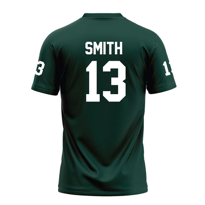 Michigan State - NCAA Football : Isaac Smith - Green Football Jersey-1