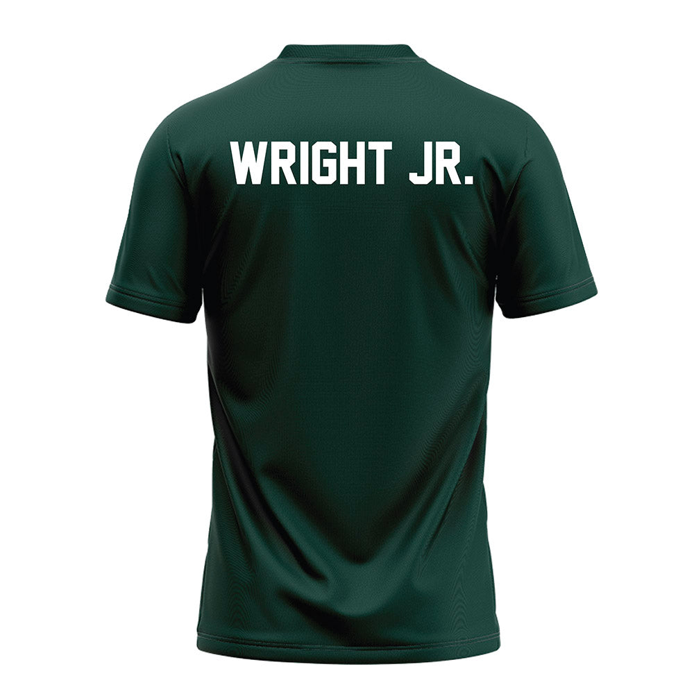 Michigan State - NCAA Football : Robert Wright Jr. - Green Football Jersey-1