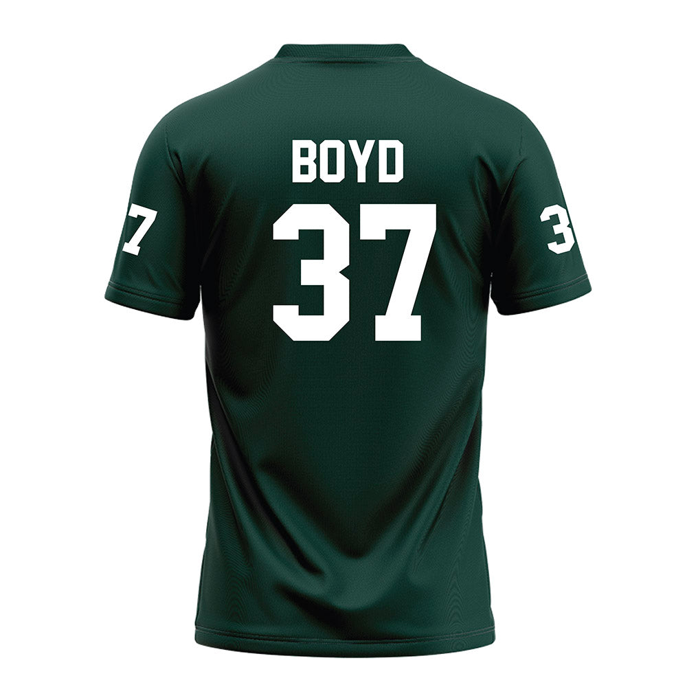 Michigan State - NCAA Football : Liam Boyd - Green Football Jersey-1