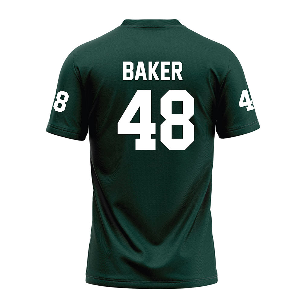 Michigan State - NCAA Football : Charlie Baker - Green Football Jersey