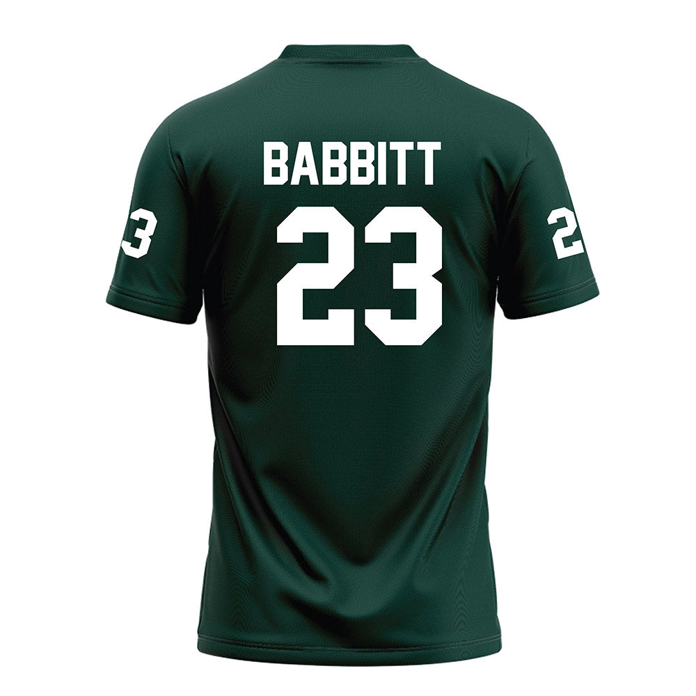 Michigan State - NCAA Football : Peyton Babbitt - Green Football Jersey-1