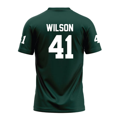 Michigan State - NCAA Football : Jaxson Wilson - Green Football Jersey-1