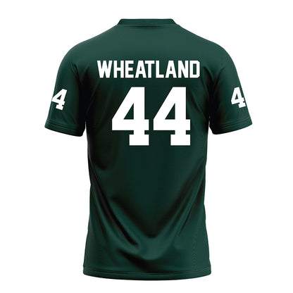 Michigan State - NCAA Football : Caleb Wheatland - Green Football Jersey-1