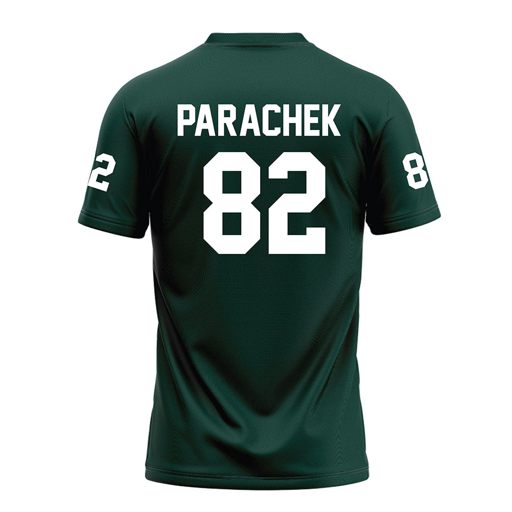 Michigan State - NCAA Football : Brennan Parachek - Green Football Jersey