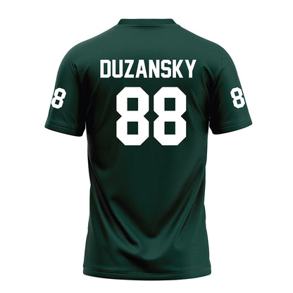 Michigan State - NCAA Football : Nick Duzansky - Green Football Jersey-1