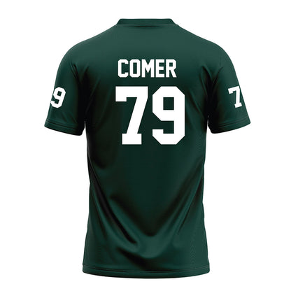 Michigan State - NCAA Football : Tristan Comer - Green Football Jersey-1