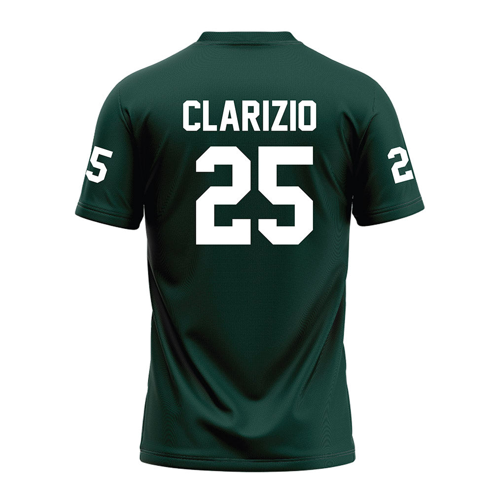 Michigan State - NCAA Football : Jace Clarizio - Green Football Jersey-1