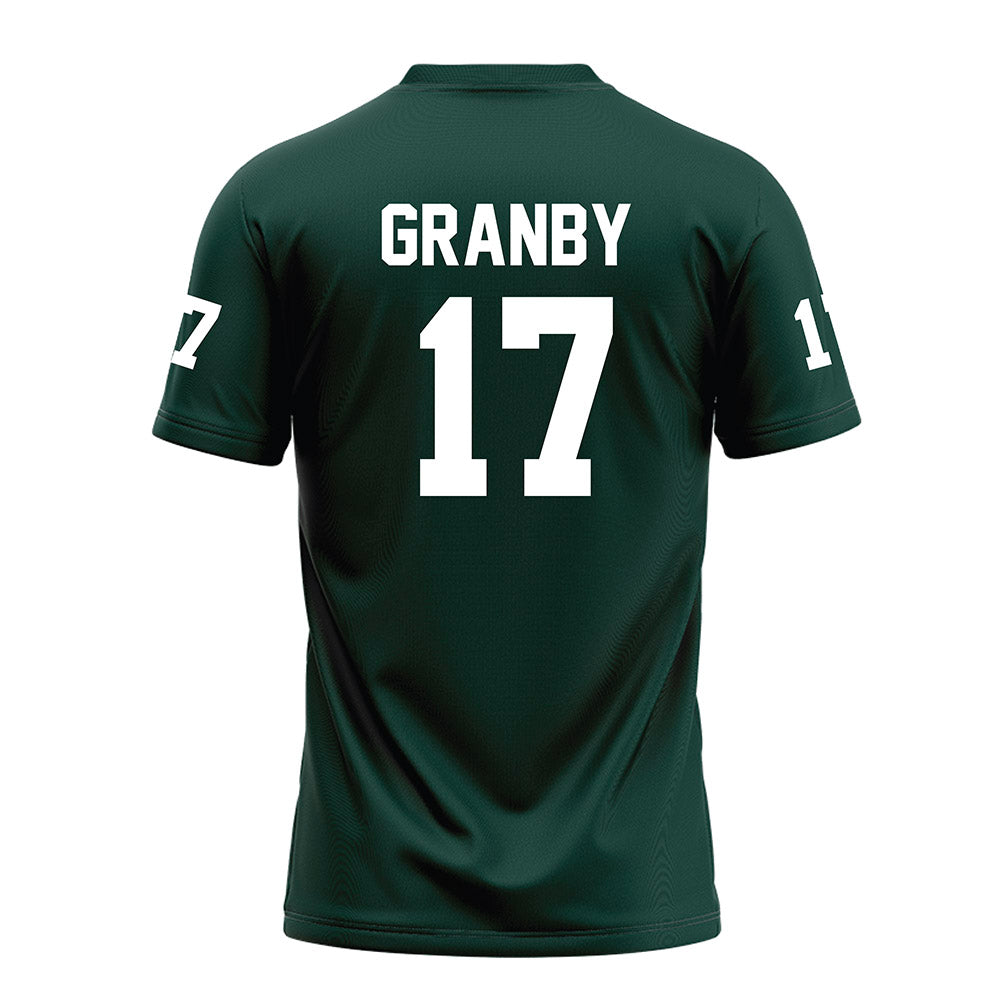 Michigan State - NCAA Football : Jonathan Granby - Green Football Jersey-1