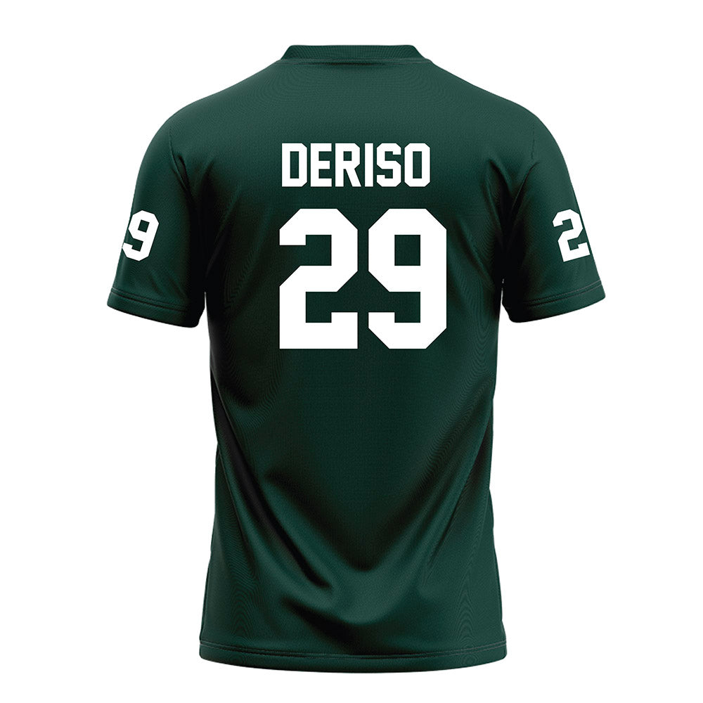 Michigan State - NCAA Football : KJ Deriso - Green Football Jersey-1
