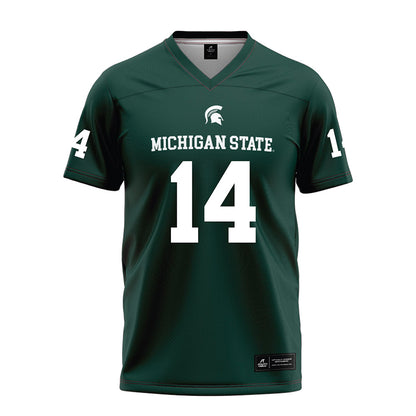 Michigan State - NCAA Football : Bryson Williams - Green Football Jersey-0