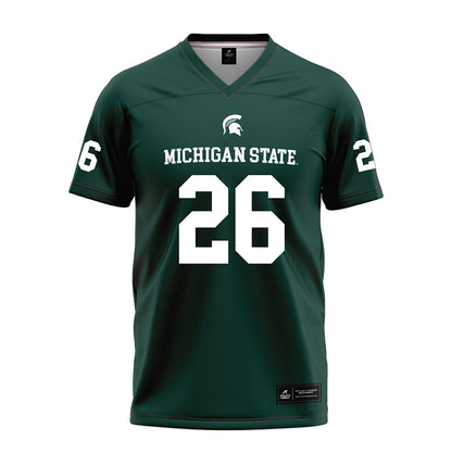 Michigan State - NCAA Football : Cedric Williams Jr. - Green Football Jersey-0