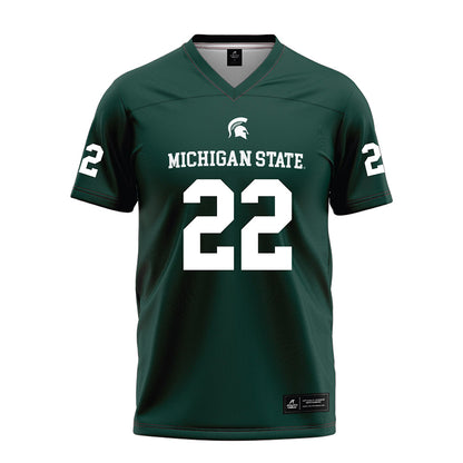 Michigan State - NCAA Football : Tyran Chappell - Green Football Jersey-0