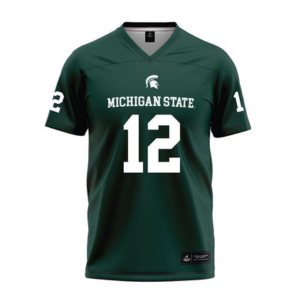 Michigan State - NCAA Football : Cam Stodghill - Green Football Jersey-0
