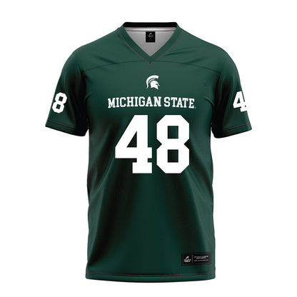 Michigan State - NCAA Football : Charlie Baker - Green Football Jersey