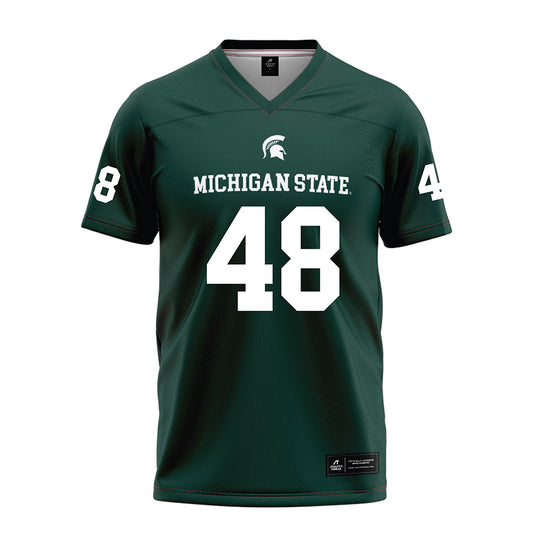 Michigan State - NCAA Football : Charlie Baker - Green Football Jersey