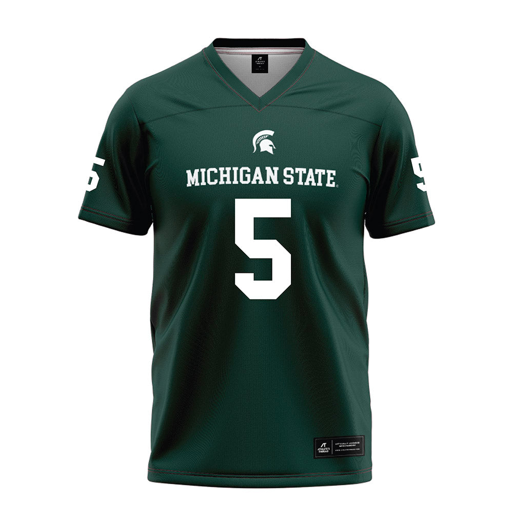 Michigan State - NCAA Football : Samson Gash - Green Football Jersey-0