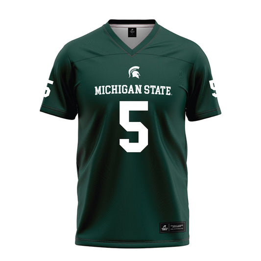 Michigan State - NCAA Football : Samson Gash - Green Football Jersey-0