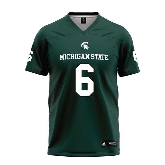 Michigan State - NCAA Football : Fredrick Moore - Green Football Jersey-0
