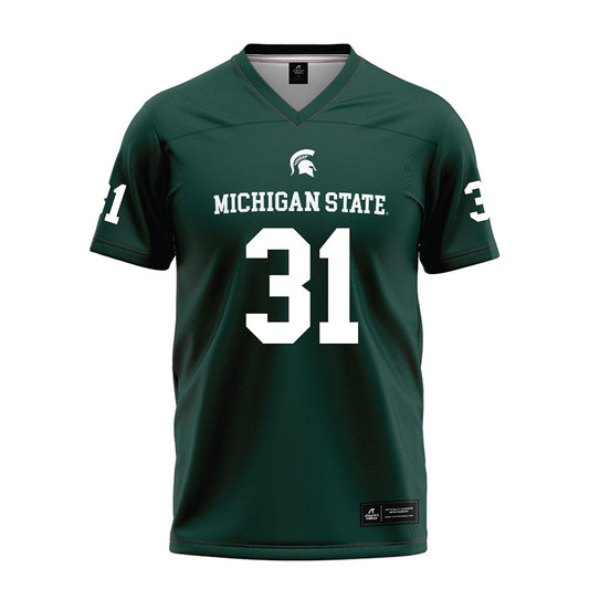 Michigan State - NCAA Football : Jayden Savoury - Green Football Jersey-0