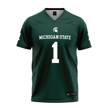 Michigan State - NCAA Football : Nikai Martinez - Green Football Jersey-0