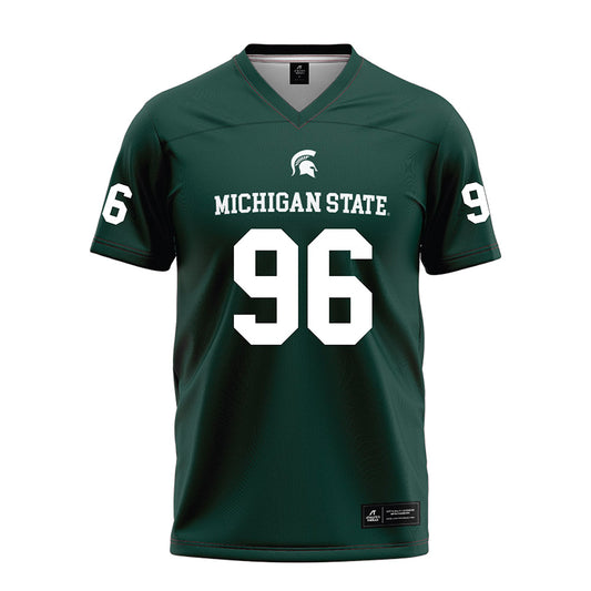 Michigan State - NCAA Football : Eli Coenen - Green Football Jersey-0