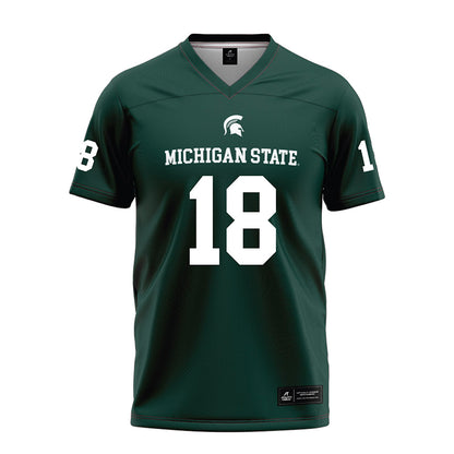 Michigan State - NCAA Football : Jameel Gardner - Green Football Jersey-0