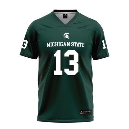 Michigan State - NCAA Football : Chrishon McCray - Green Football Jersey-0
