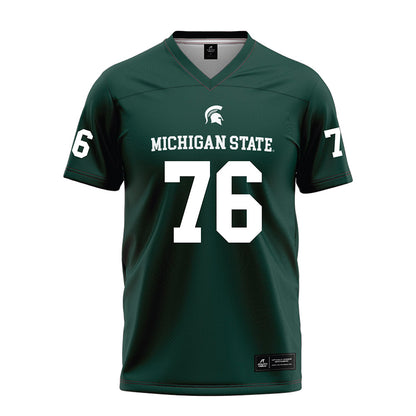 Michigan State - NCAA Football : Drew Nichols - Green Football Jersey-0
